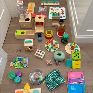 Colorful Wooden Kids Toy Set